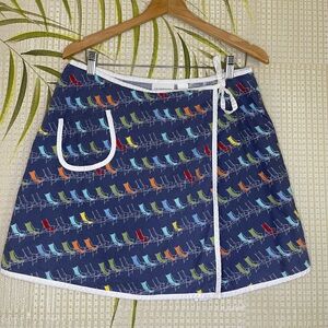 Liz Claiborne wrap skorts Size 12 Petite super cute beach chair design